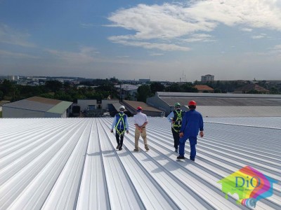  Thi Công Sơn Chống Nóng Mái Tôn